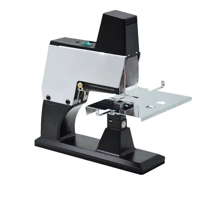 Stapler Heavy Duty - ヘビーデューティーサドル型電動ステープラーマシン ST-1000T 容量100-200枚 金属製頑丈構造 スロート深さ5KG