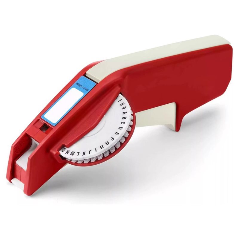 Label Maker - AAAN-DIY 手動エンボス加工ラベル作成機、携帯型ラベル作成ツール、文字作成ツール、M1610 エンボス加工ラベル作成機