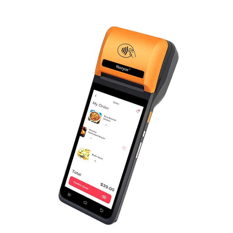5.5インチハンドヘルドPOS 1D/2D/QRバーコードス - Barcode Printer のレビューと価格