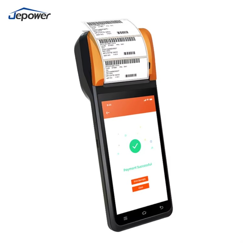 5.5インチハンドヘルドPOS 1D/2D/QRバーコードス - Barcode Printer のレビューと価格