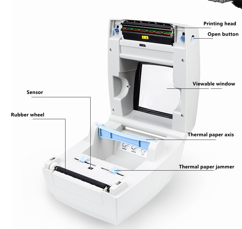 業務用高速G42S粘着ラベルサーマルプリンターすぐに使用可能 - Label Printer のレビューと価格