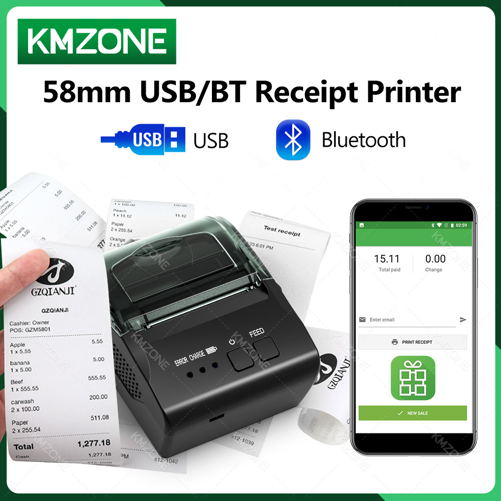 GZQIANJI-POSプリンター,ミニワイヤレスプリンター - Commercial Book Printing Machines のレビューと価格